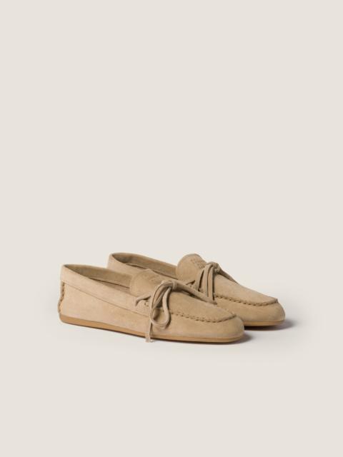 Miu Miu Suede loafers