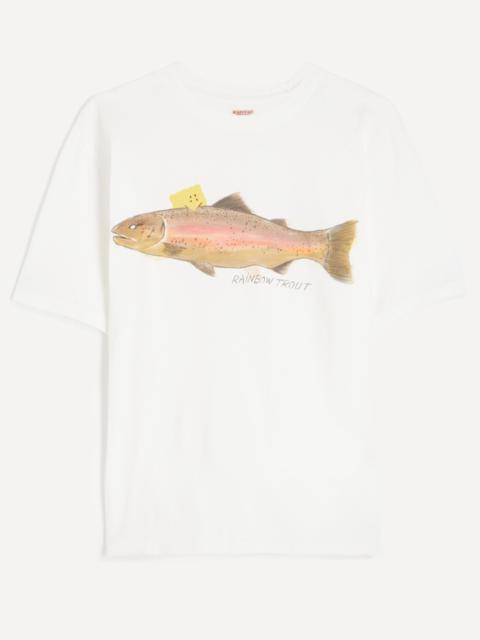 Kapital Jersey Trout Peckish Rainbowy Crew T-Shirt