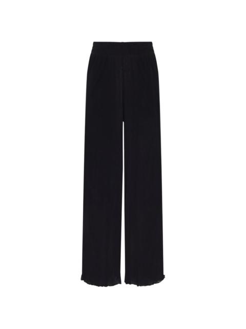 Vilebrequin elasticated-waistband wide-leg trousers