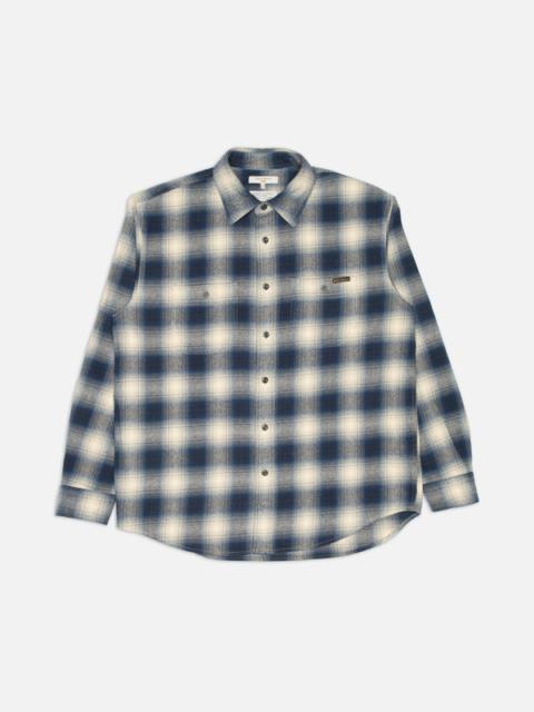 Nudie Jeans Julian Worker Shirt Checked Blue