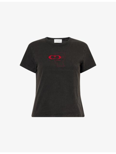 COACH Coach x Brain Dead Logo 90s' Fit Cotton-Jersey T-Shirt