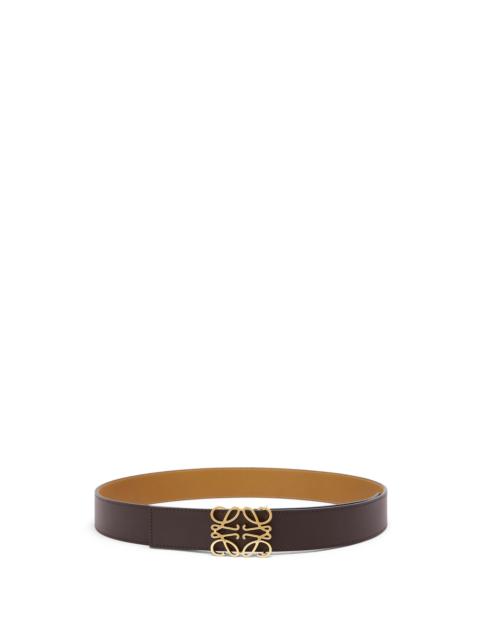 Loewe Reversible Anagram belt in smooth calfskin