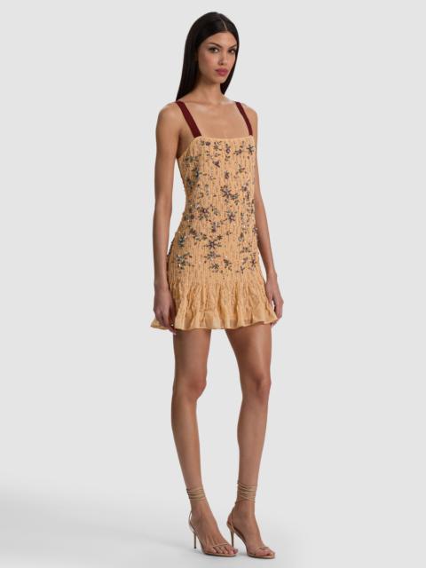 Alice + Olivia LINNEA EMBELLISHED MINI DRESS