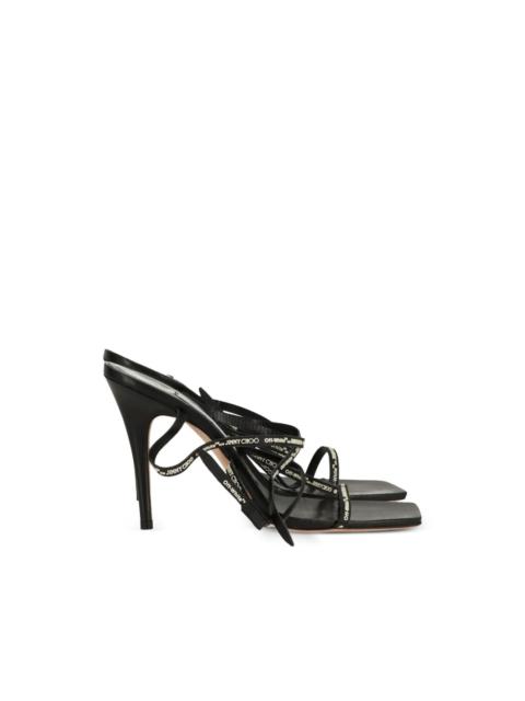 Off-White x Jimmy Choo square-toe heeled sandals