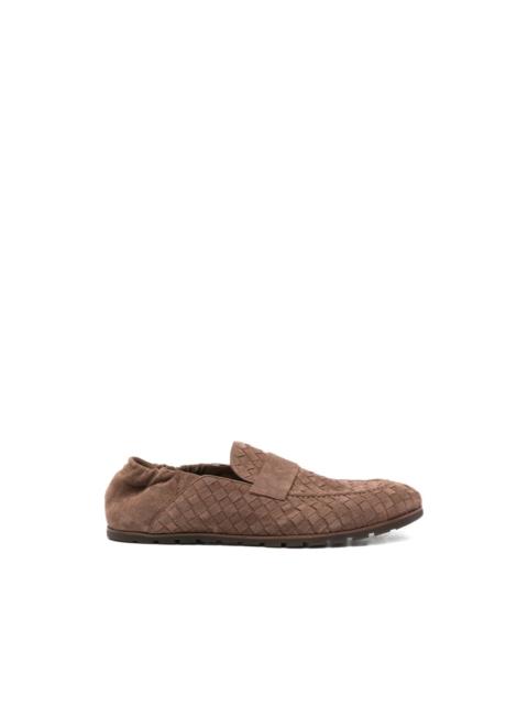 Neil Barrett Barrett woven leather loafers