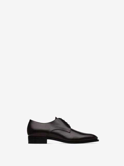 SAINT LAURENT adrien derbies in smooth leather