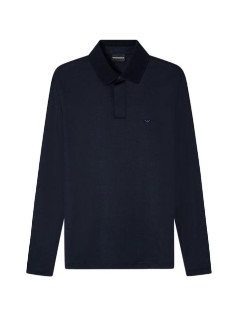 EMPORIO ARMANI long-sleeve polo shirt