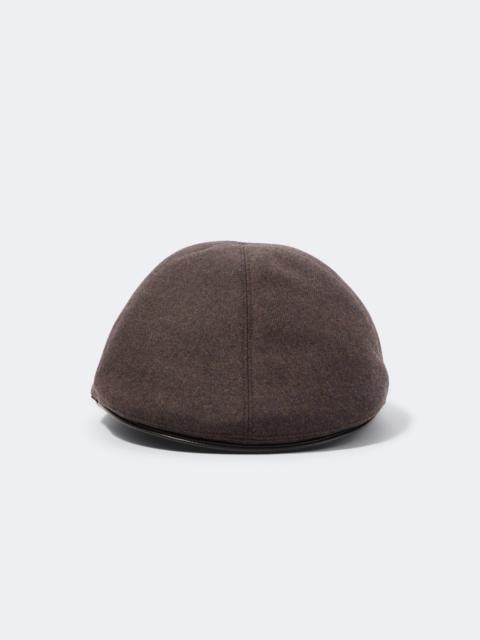 GIORGIO ARMANI Wool and cashmere flat cap