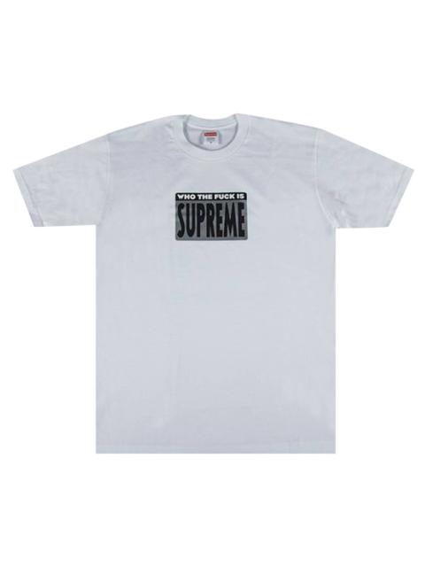 Supreme Who The Fuck Tee 'White'