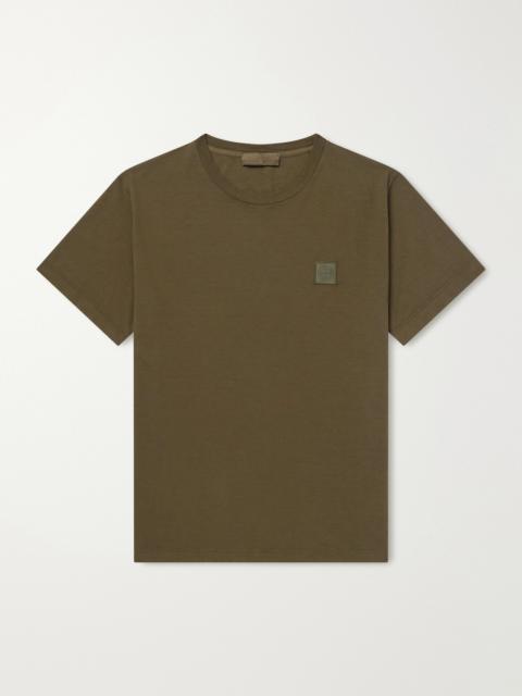 Stone Island STONE ISLAND GHOST Logo-Appliquéd Cotton-Jersey T-Shirt