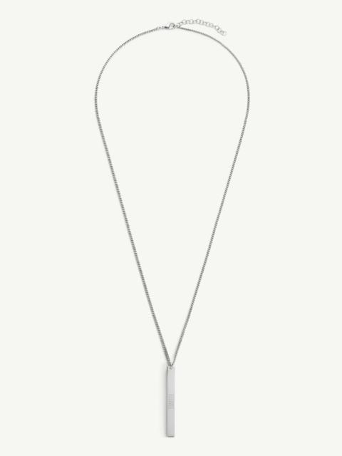 Numeric bar necklace