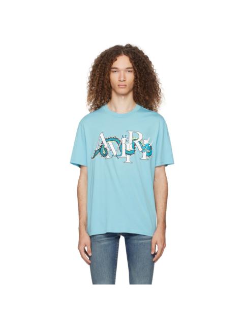 AMIRI Blue CNY Dragon T-Shirt