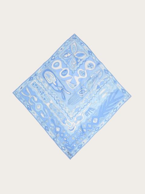 PUCCI ANGOLI PRINT SILK CARRE