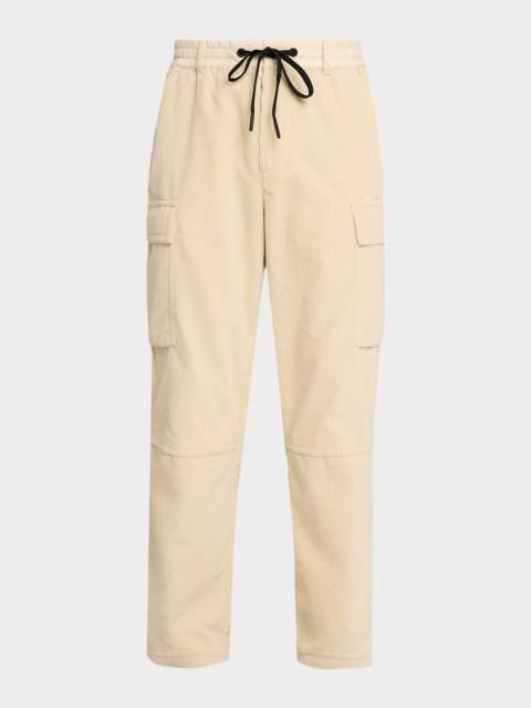Moncler Grenoble Men's Drawstring Corduroy Trousers