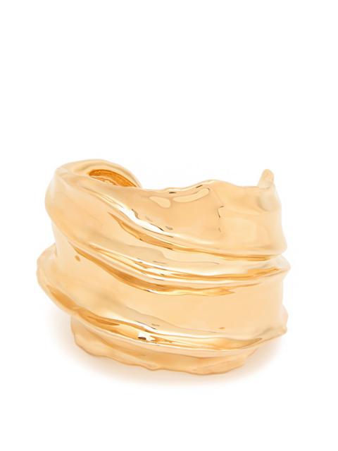 Zimmermann Zimmermann Glaze Sculpted 12kt Gold-plated Cuff