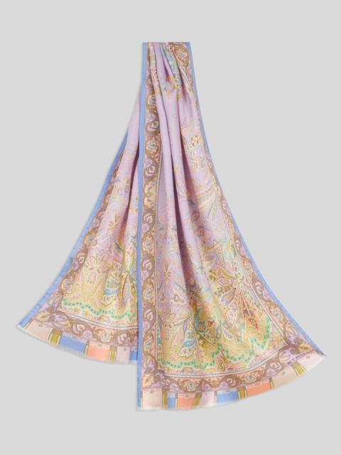 Etro WOOL AND SILK SCARF
