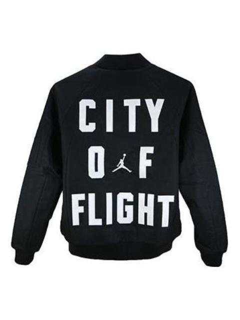 Jordan Air Jordan City Of Flight MA-1 Jacket Black 911314-010