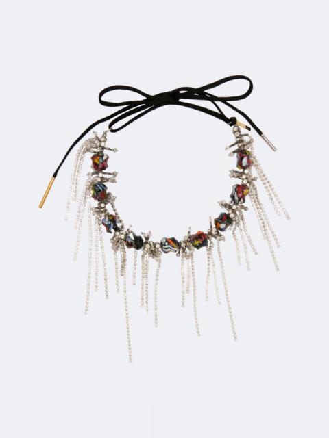 Dries Van Noten Beaded embellished necklace