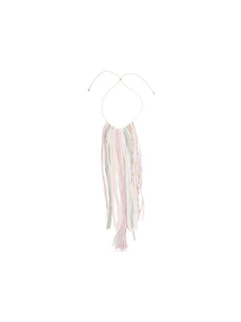 OPEN YY fringed necklace
