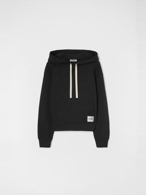 Jil Sander Jil Sander Plus Logo Patch Popover Hoodie