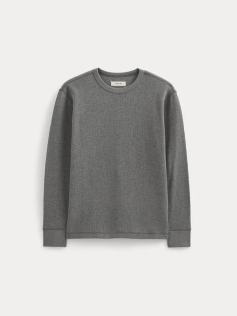EVERLANE THERMAL CREW IN COZY WAFFLE