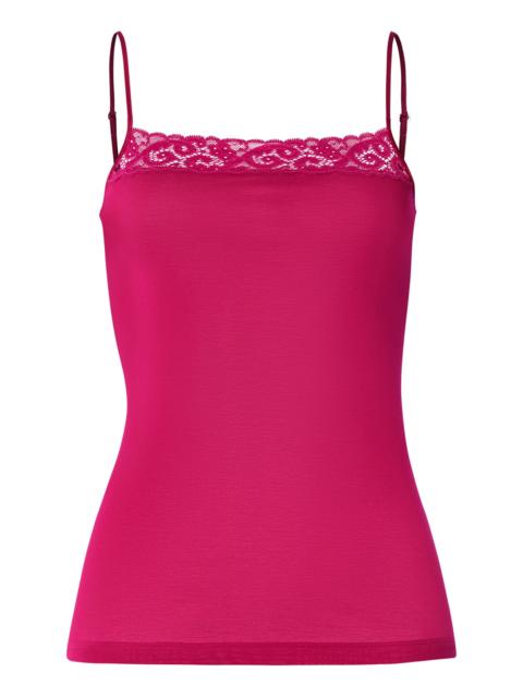 HANRO Moments Lace Trim Cotton Camisole