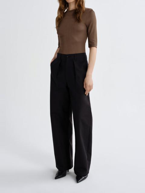 AGOLDE LOW CURVE UTILITY JEAN (SATEEN) IN BLACK