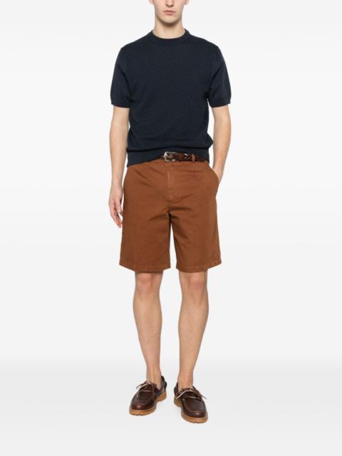 Canali textured short-sleeve T-shirt