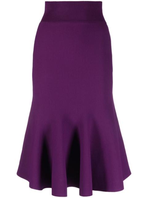 Stella McCartney fluted knitted skirt