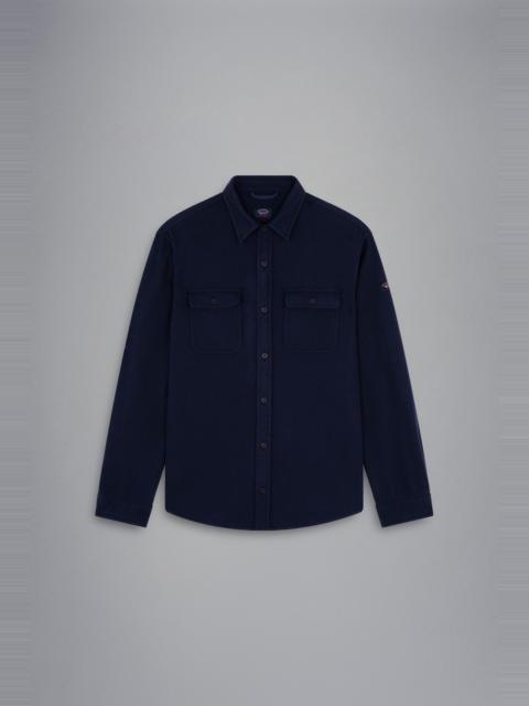 Paul & Shark GARMENT DYED WOOL OVERSHIRT