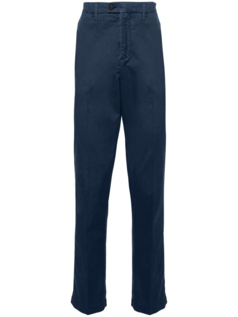 CORNELIANI mid-rise tapered chinos