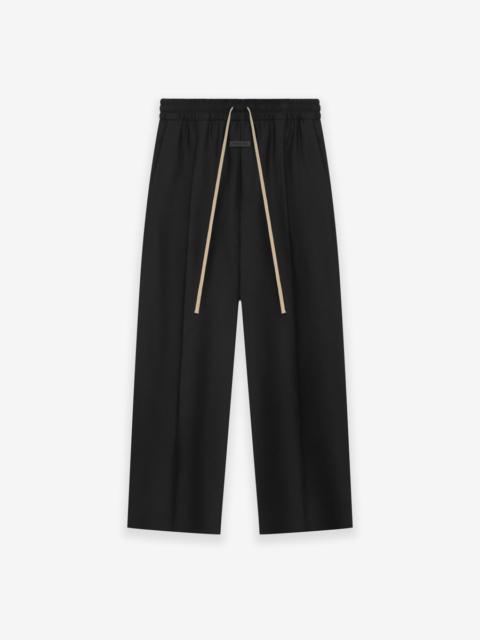 Wool Silk Wide Leg Pant