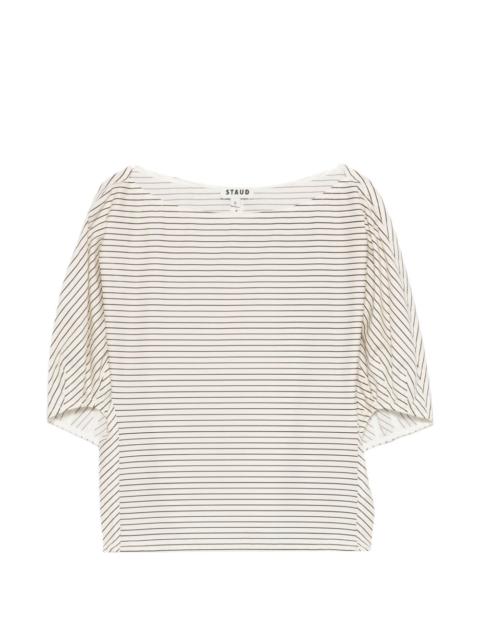 STAUD Didi striped top