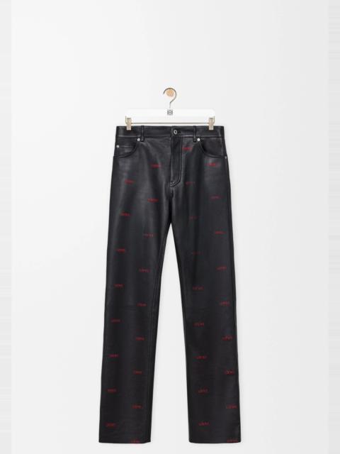 Loewe Trousers in nappa lambskin