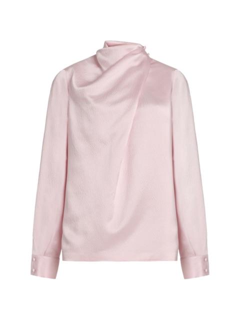 GABRIELA HEARST Marcela cowl-neck silk blouse