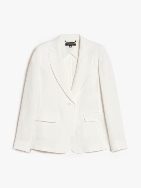 WEEKEND Max Mara NALUT Linen canvas blazer