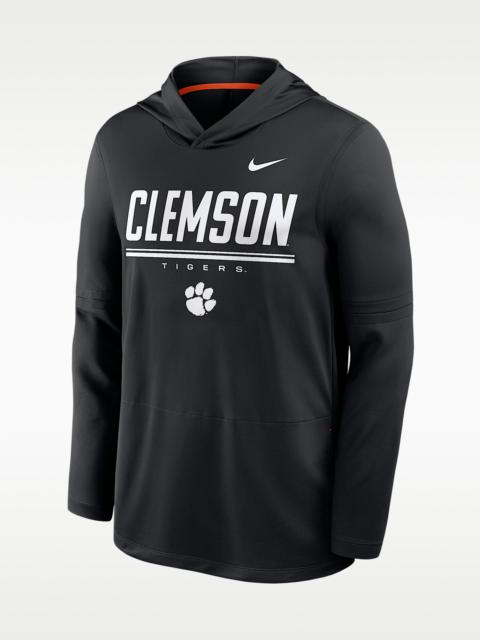 Nike Clemson Sideline Men's Nike Dri-FIT College Long-Sleeve Hooded Top