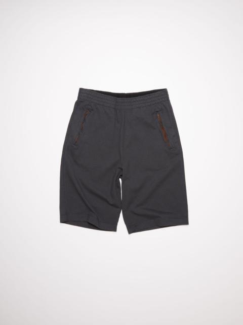 Acne Studios Cotton sweat shorts - Black