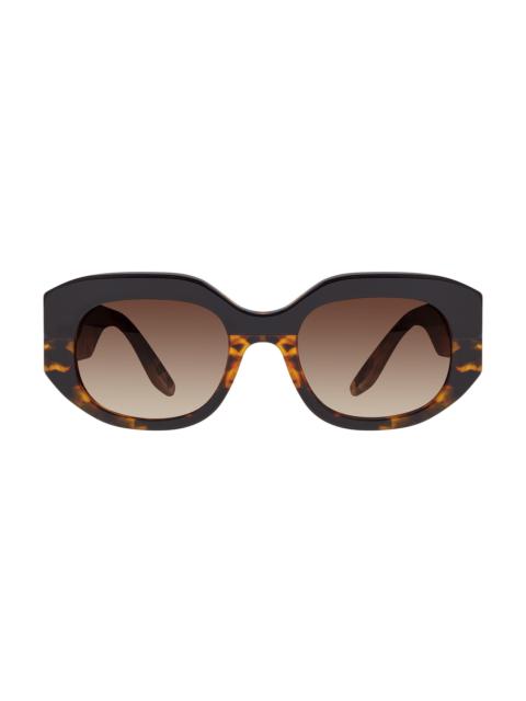 BARTON PERREIRA Women's Sueno 51MM Rectangular Sunglasses - Gradient Brown Black Topaz