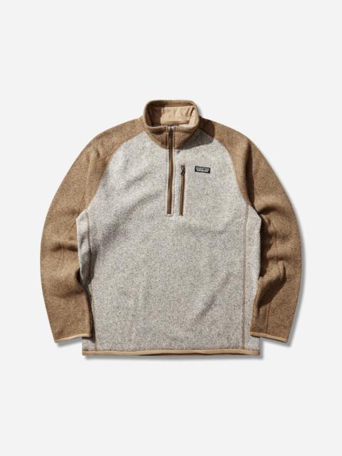 Patagonia Men's Better Sweater 1/4-Zip Fleece Nautilus Tan