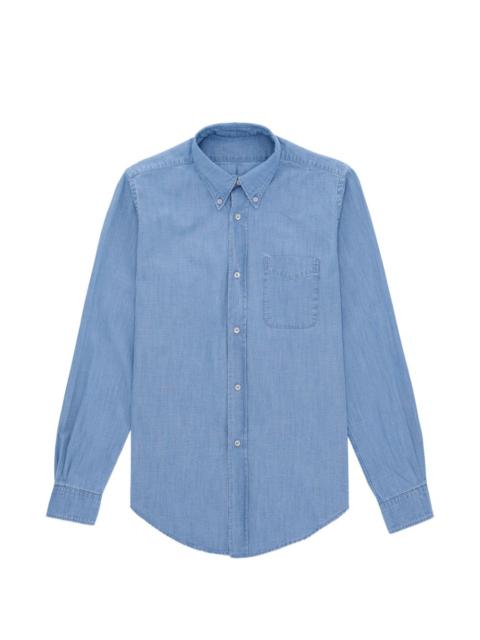 FORTELA King chest-pocket chambray shirt