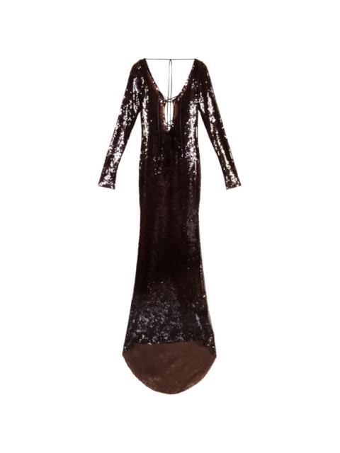 16ARLINGTON Solarium sequin-embellished dress