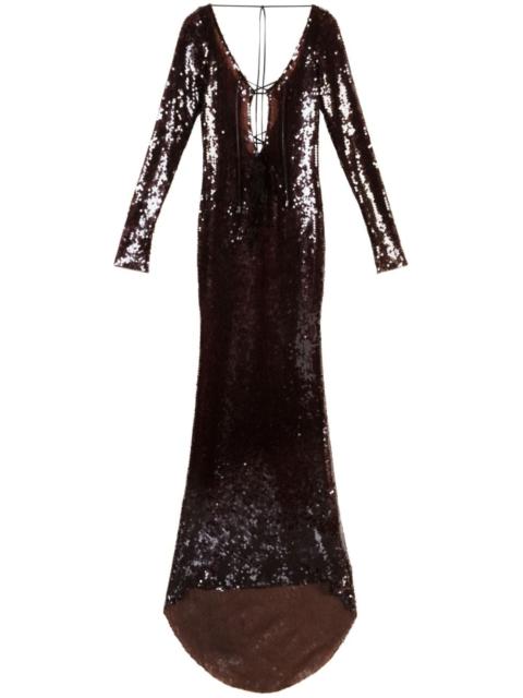16ARLINGTON Solarium sequin-embellished 드레스