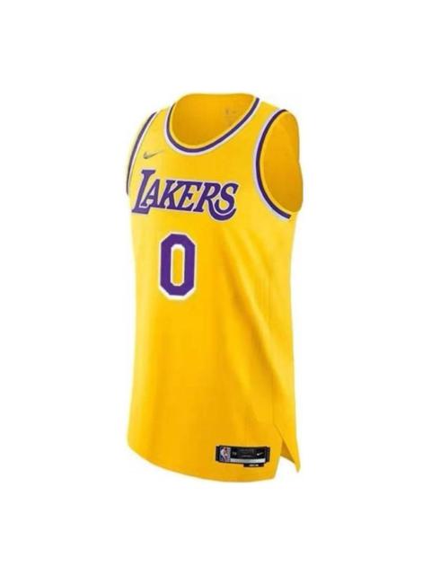Nike Nike x NBA LA LAKERS Russell Westbrook Jerseys 'Yellow' DB3365-728