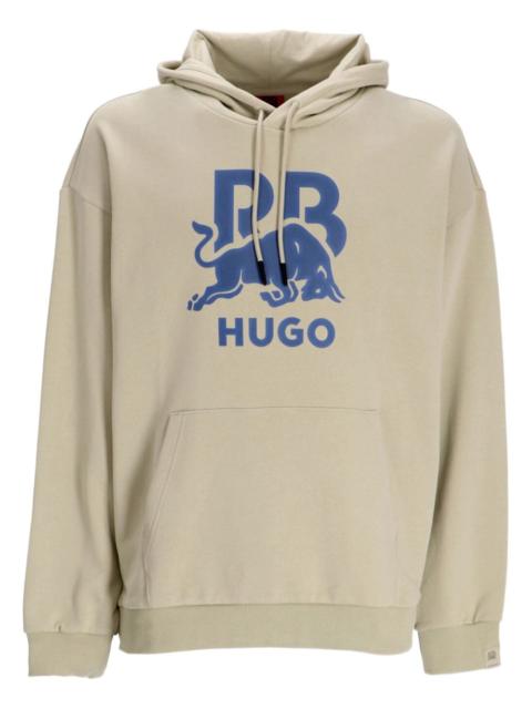 logo-print hoodie