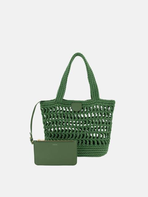Vince Barcelona Cotton Crochet Small Tote