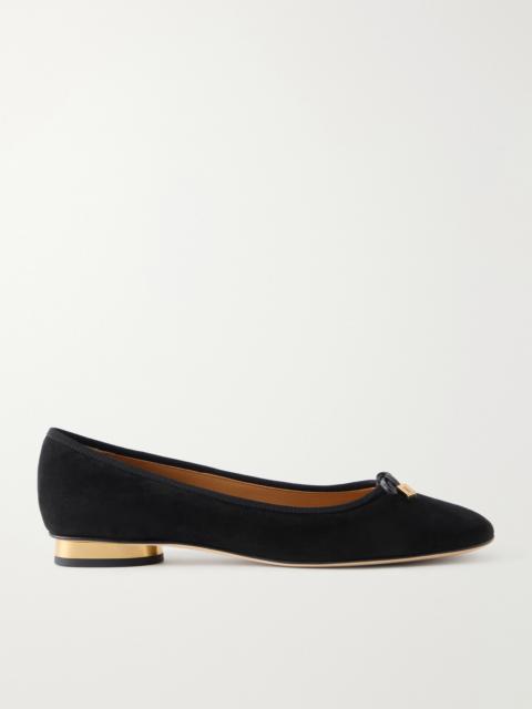 Tod's Suede Ballerina Flats