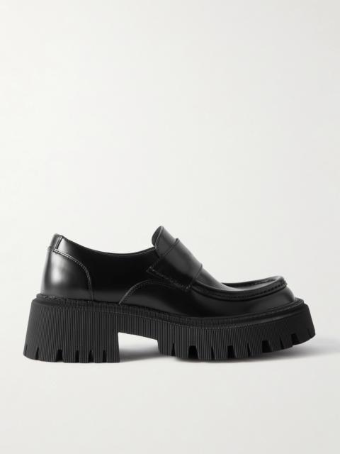 BALENCIAGA Tractor Leather Loafers