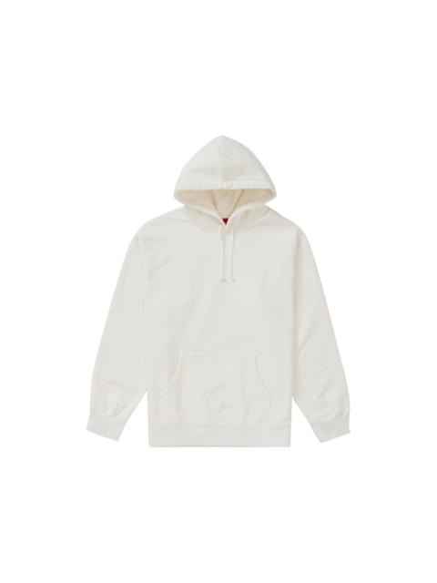 Supreme Rhinestone Script Hooded Sweatshirt White