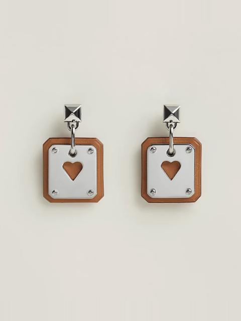 Hermès As de Coeur earrings